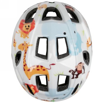 Casco infantil junior, diseño: zoo, talla xs 48 - 54 cm, caja - 3