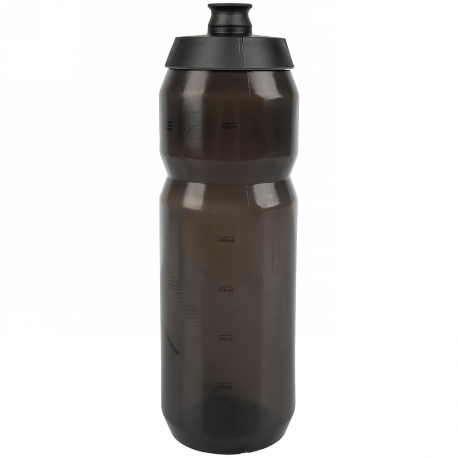 M-wave water bottle, plastic, 750 ml, black/black/black transparent, on card - 2