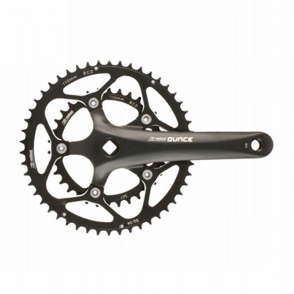 34/50t black aluminum crankset 170mm - 1