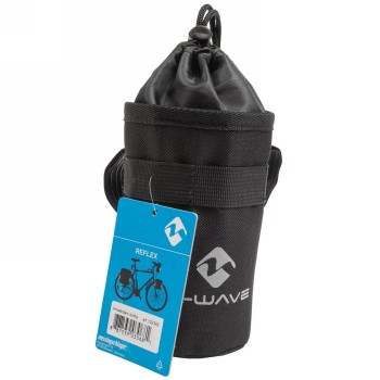 Bolsa portabotellas amsterdam bottle iso m-wave, fijación universal mediante 3 correas de velcro, aislante, en el - 7