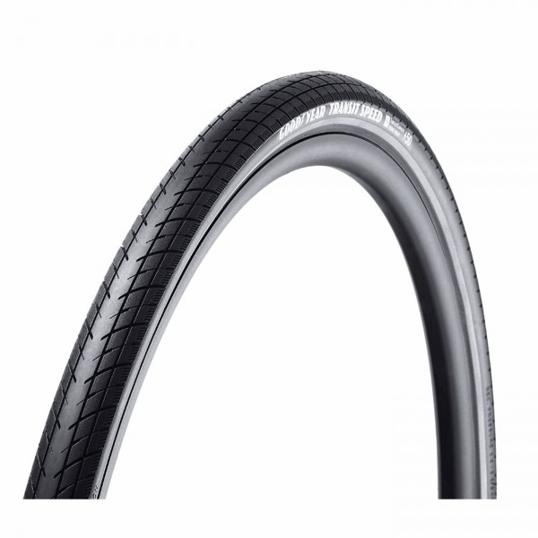 Transit speed 700x50 rigid s3 shell tube type black tire - 1