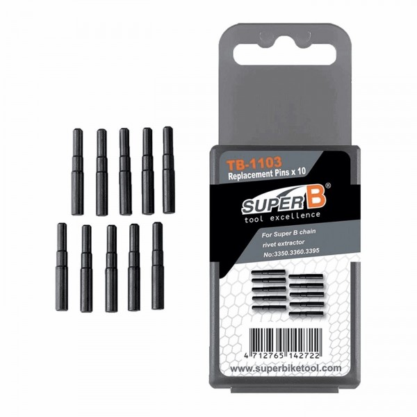 Spare bits for chain tool - 10 pieces - 1