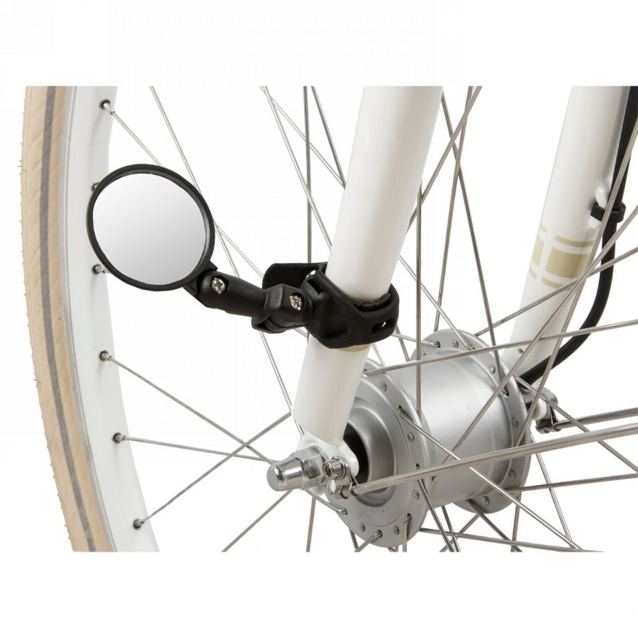 miroir vélo 'spy mini', 46mm miroir, réglable, sur carte m-wave - 4