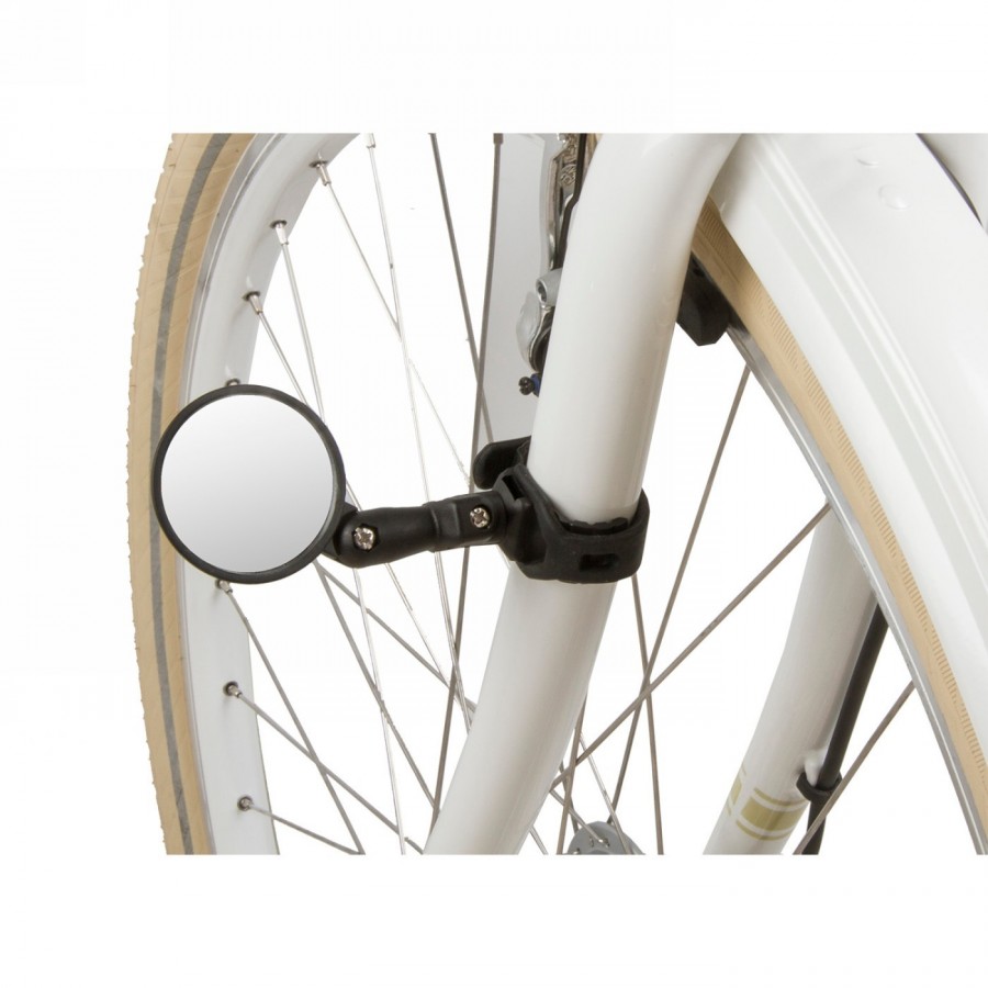 miroir vélo 'spy mini', 46mm miroir, réglable, sur carte m-wave - 5