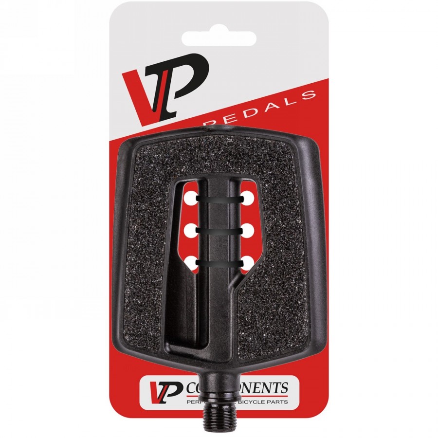 Pedal, vp-831p, 111 x 87 x 20 mm, plástico, negro, almohadilla antideslizante 'lija', 9/16 'x20t, eje crmo cnc, lsl y - 4