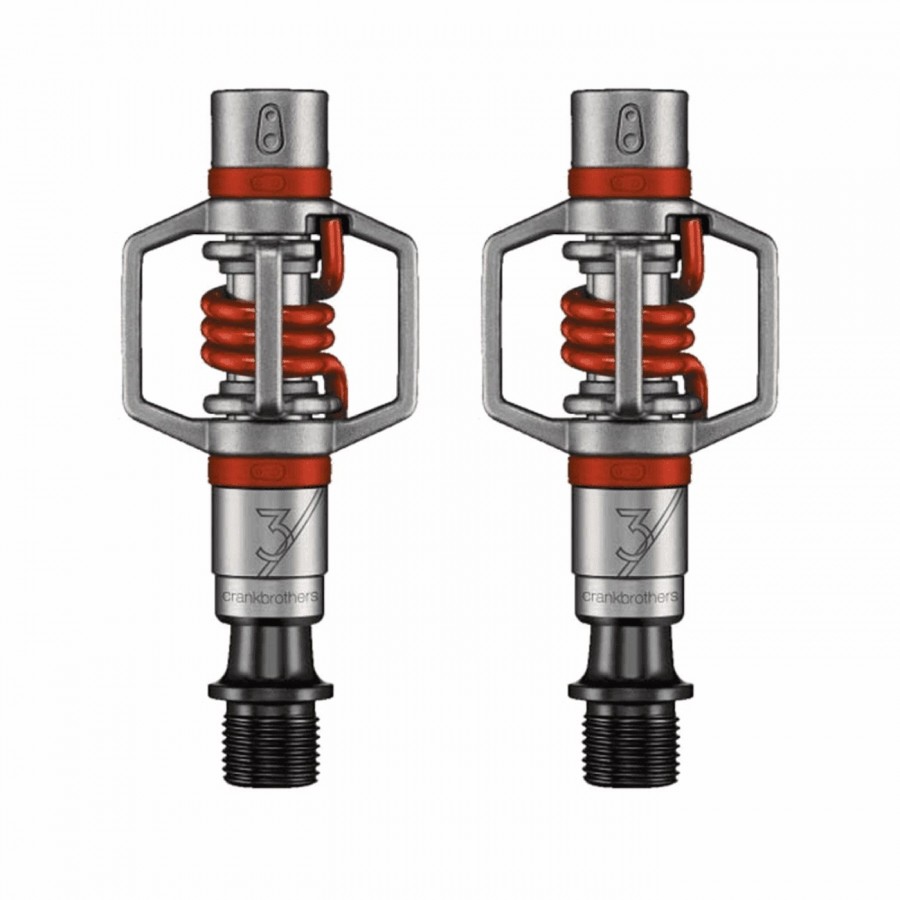 Pedales eggbeater 3 spring rojo ciclocross / xc / trail - 1