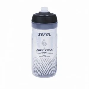 Botella de agua termal arctica pro 550ml plata/negro - 1