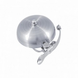 Brass bell 55mm movement and lever in silver color steel - 1