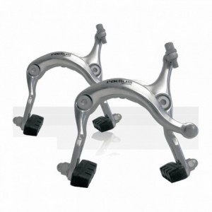 Paar bremsbacken sport ant+pos aus aluminium 60/81 mm silber - 1