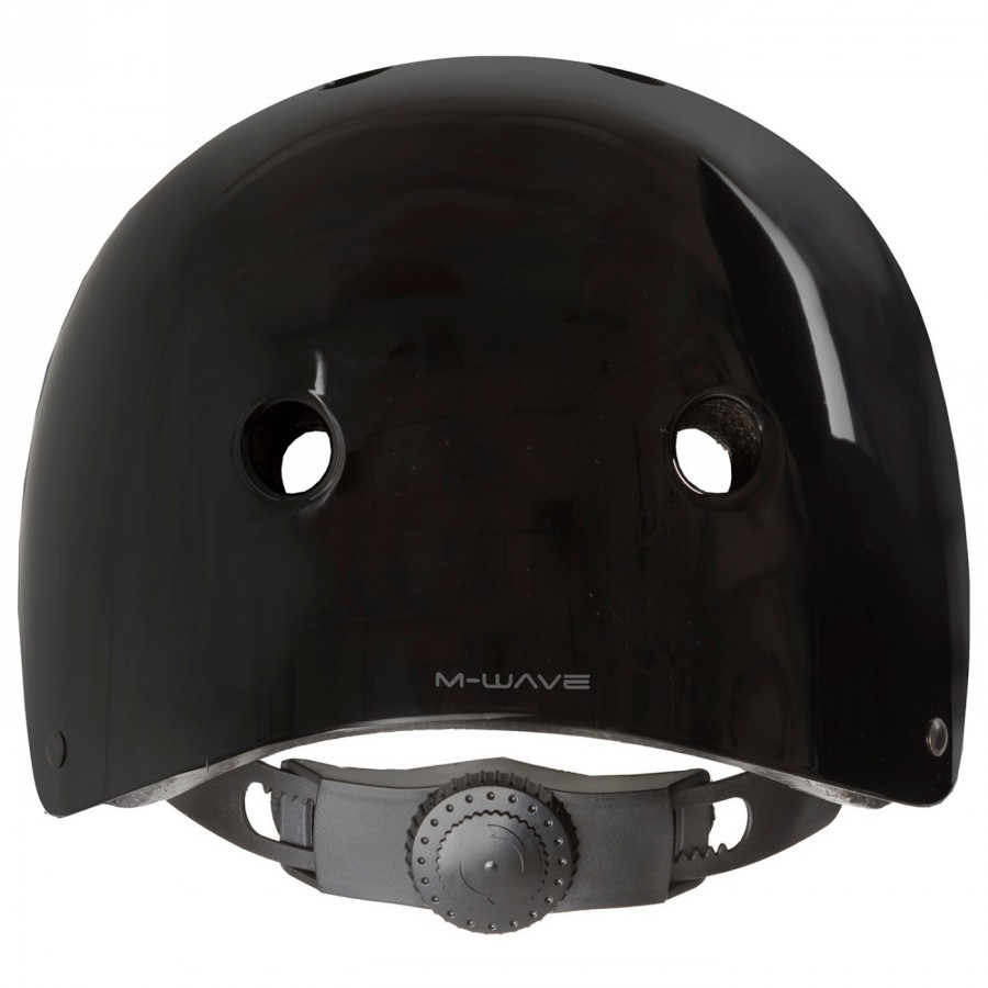 Helmet for freestyle - skating - bmx - outdoor, launch, design: shiny black, size m 54 - 58 cm, with ring system, box - 4