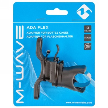 Adapter zur befestigung von flaschenhalter m-wave, kunststoff, schwarz, auf karte - 7