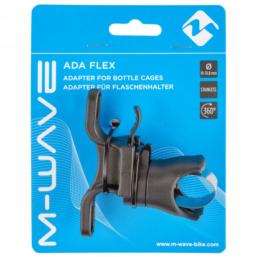 Adaptateur pour fixer le porte-bouteilles m-wave, plastique, noir, sur carte - 7