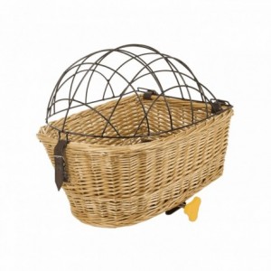Wicker basket for animals rear to the rack - 1
