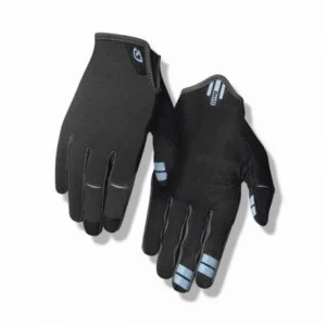 Lange Handschuhe dnd anthrazit/hellblau Größe XL - 1