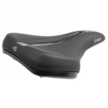 E-bike saddle, velo-fit e1, m, 145 x 270 mm, black, on card - 1