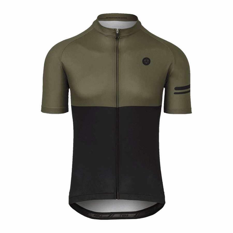 Maglia essential uomo army green - maniche corte taglia m - 1 - Maglie - 8717565693739