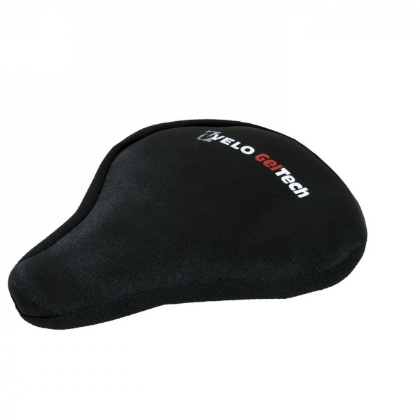 Gel saddle cover, for mtb, touring saddles, wide version, 260x235 mm, on euro perforated card - 1