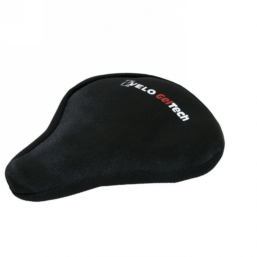 Gel saddle cover, for mtb, touring saddles, wide version, 260x235 mm, on euro perforated card - 1