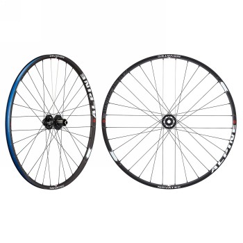 Novatec jeu de roues 'alpine 29' u1', vr + hr, jantes alu clincher, etrto : 622-23 f : 15x100mm r : 12x142mm maximum - 1