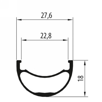 Juego de ruedas novatec 'alpine 29' u1', vr + hr, llantas alu clincher, etrto: 622-23 f: 15x100mm r: 12x142mm max. - 5