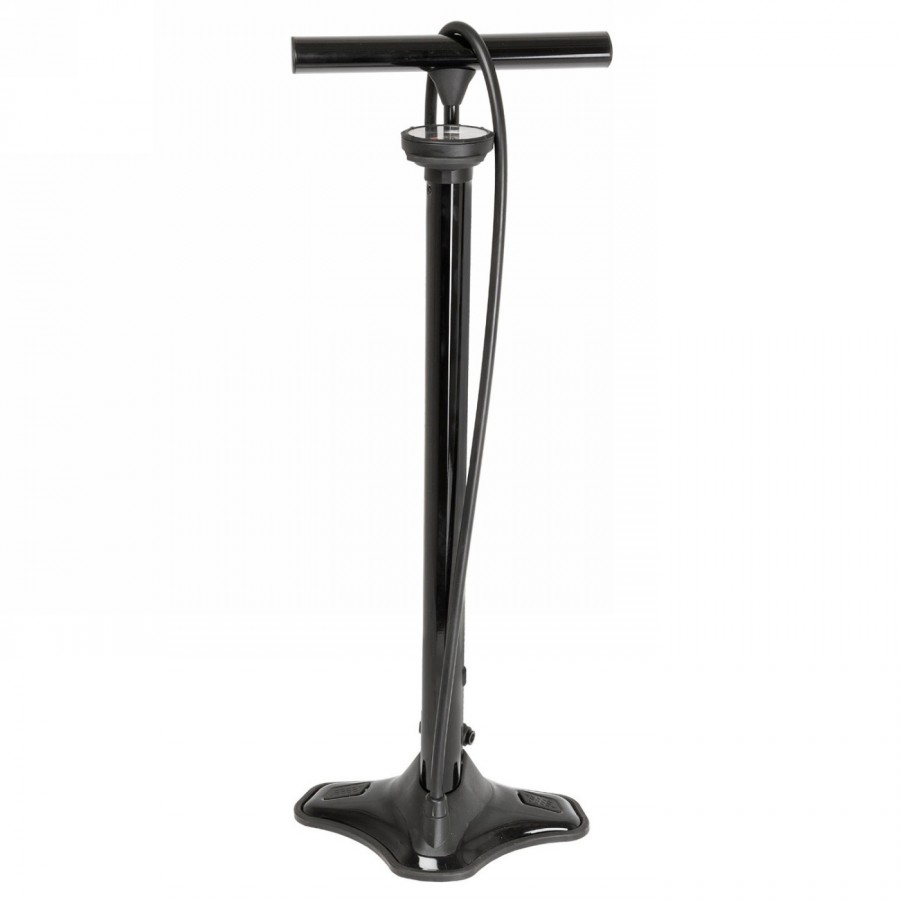 Floor pump 'air bullet', m-wave, aluminium / steel handle, with pressure gauge, for av/fv/dv, max. 260 psi / 18 bar, card - 2