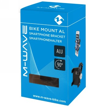 Supporto universale in alluminio m-wave bike mount al per esempio per smartphone, nero, ek - 3 - Supporti e adattatori - 0887539