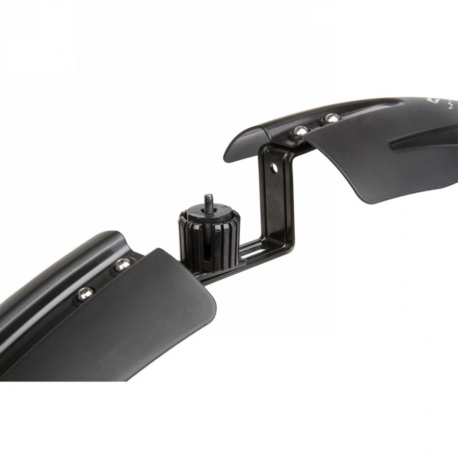 Vr mudguard, m-wave 'mud max qr.f ii', 26'-29', plastic, black, width 110 mm, with clip-on holder for attachment in the - 2