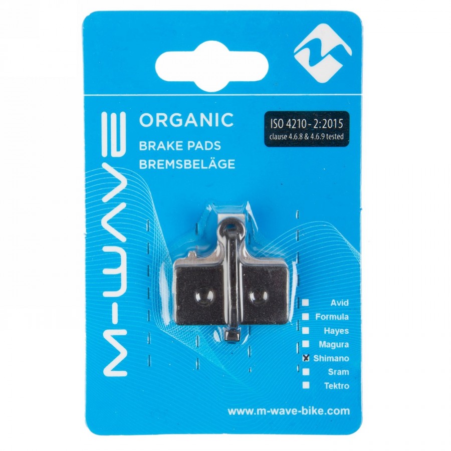 Brake pads, organic, for disc brakes shimano xtr br-m9000, - br-m9020, - br-m987, - br-m985, xt: - br-m785, slx: - - 2