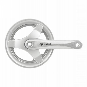 42 x 170mm aluminum 3-arm crankset with chain guard - 1