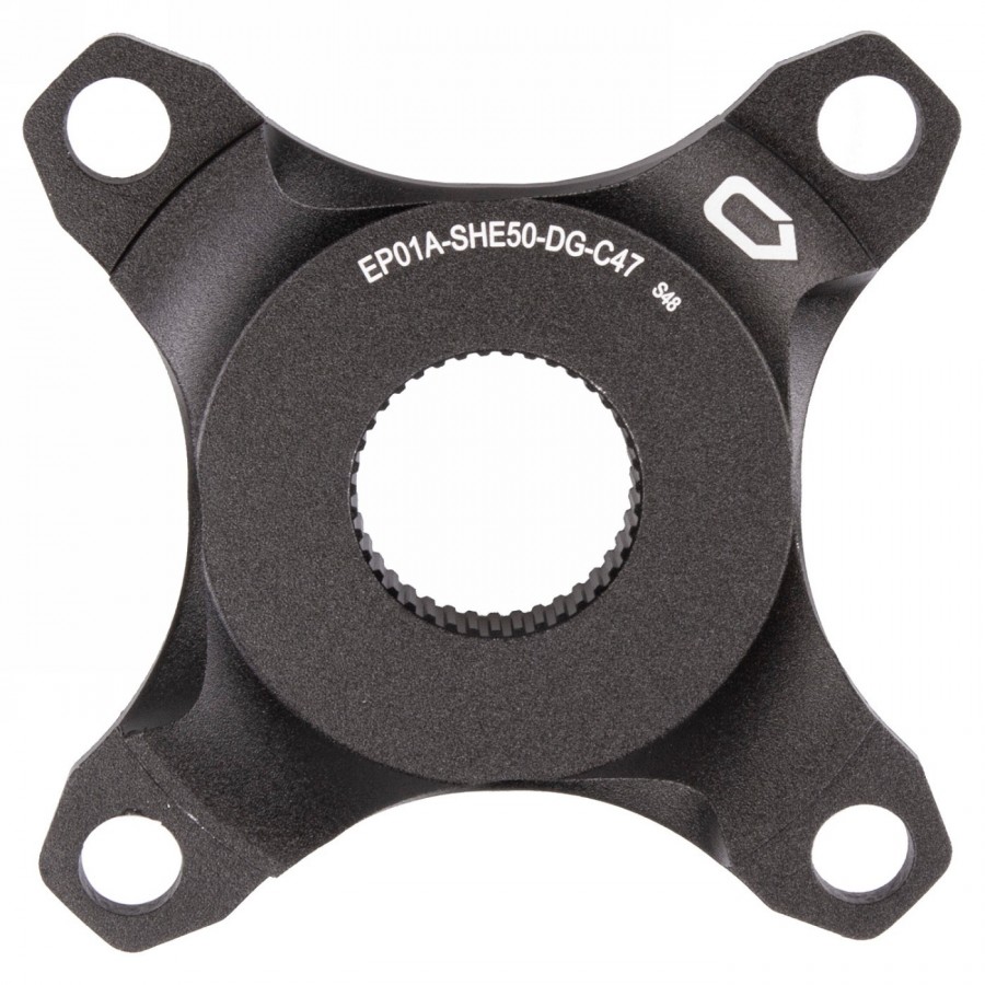 Spider pd-s-shimano, for e-bike chainring, for chainline 47 mm, aluminium, for shimano e5000 system, with chain guard mount, - 1