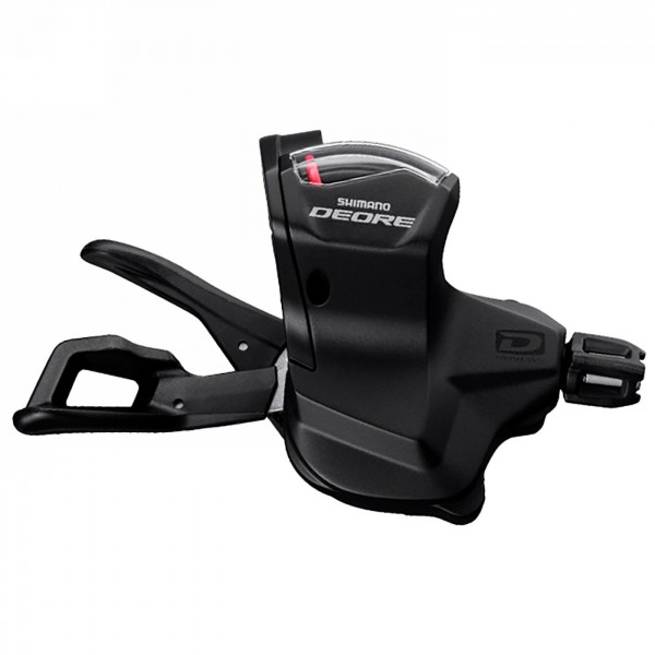 Shift lever, shimano, deore, 10-speed rapidfire plus, clamp band, ind.pack - 1