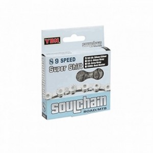 9v s9cr silver chain 116 links - 1