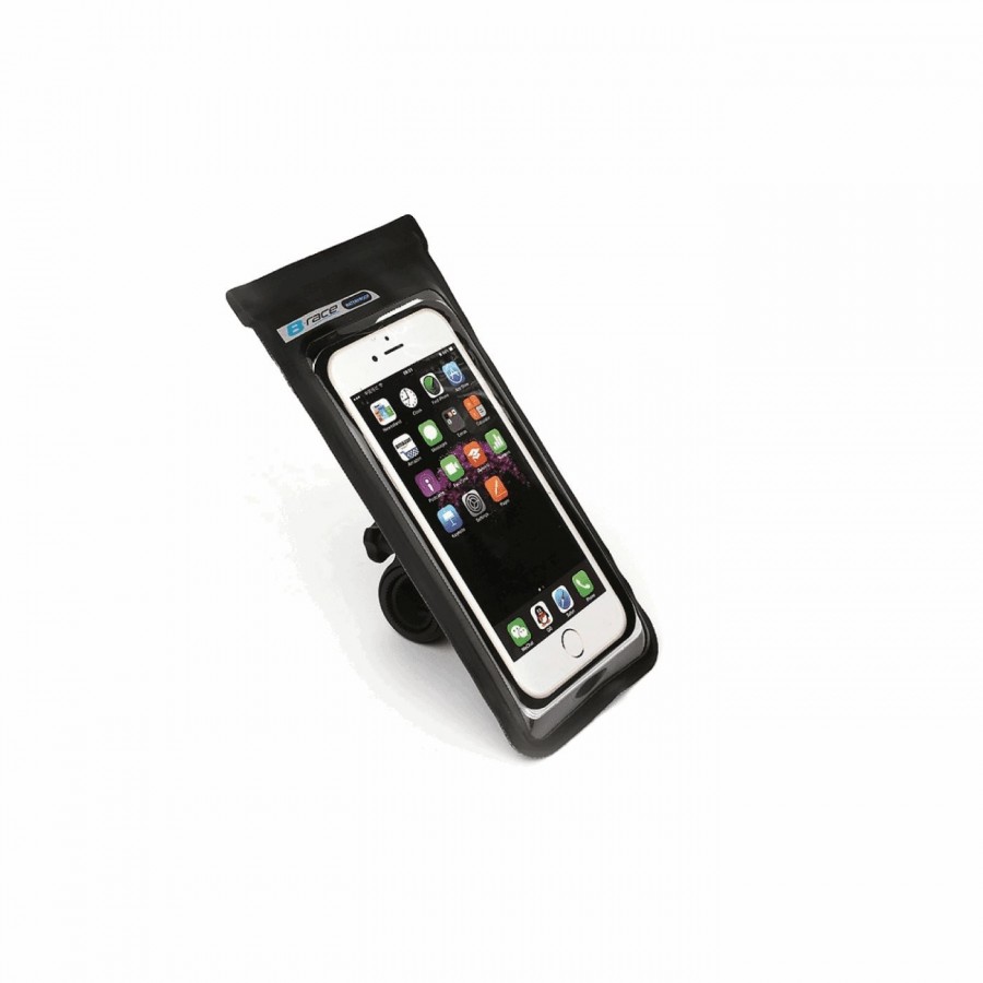 Waterproof smartphone holder on the handlebar - 1