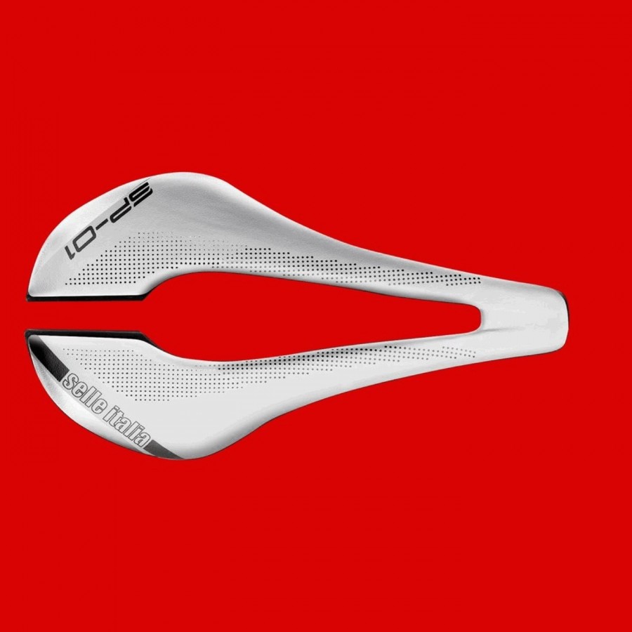 Saddle sp01 boost 146x250mm (l3) superflow white - weight: 194gr - 1