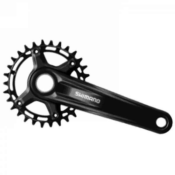 Crankset, shimano fc-mt510-1, for rear 12-speed, 2-pcs fc, 175mm, 32t w/o cg, w/o bb parts, for chain line 52mm, - 1