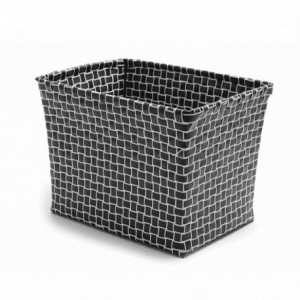 Front basket plastic with woven squares - 1