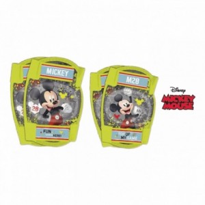 Kit de protections coudes-genoux mickey mouse pour enfants - 1