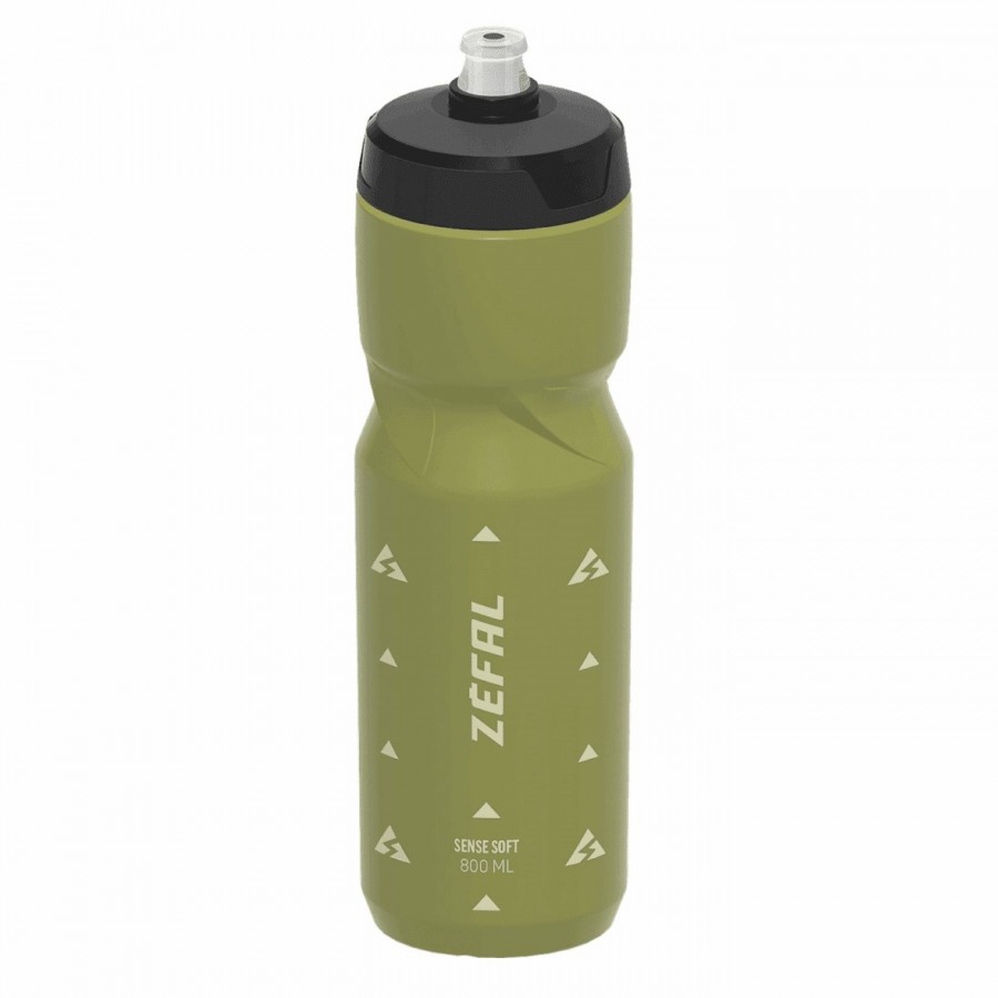 Sense soft water bottle 800ml olivgrün - 1