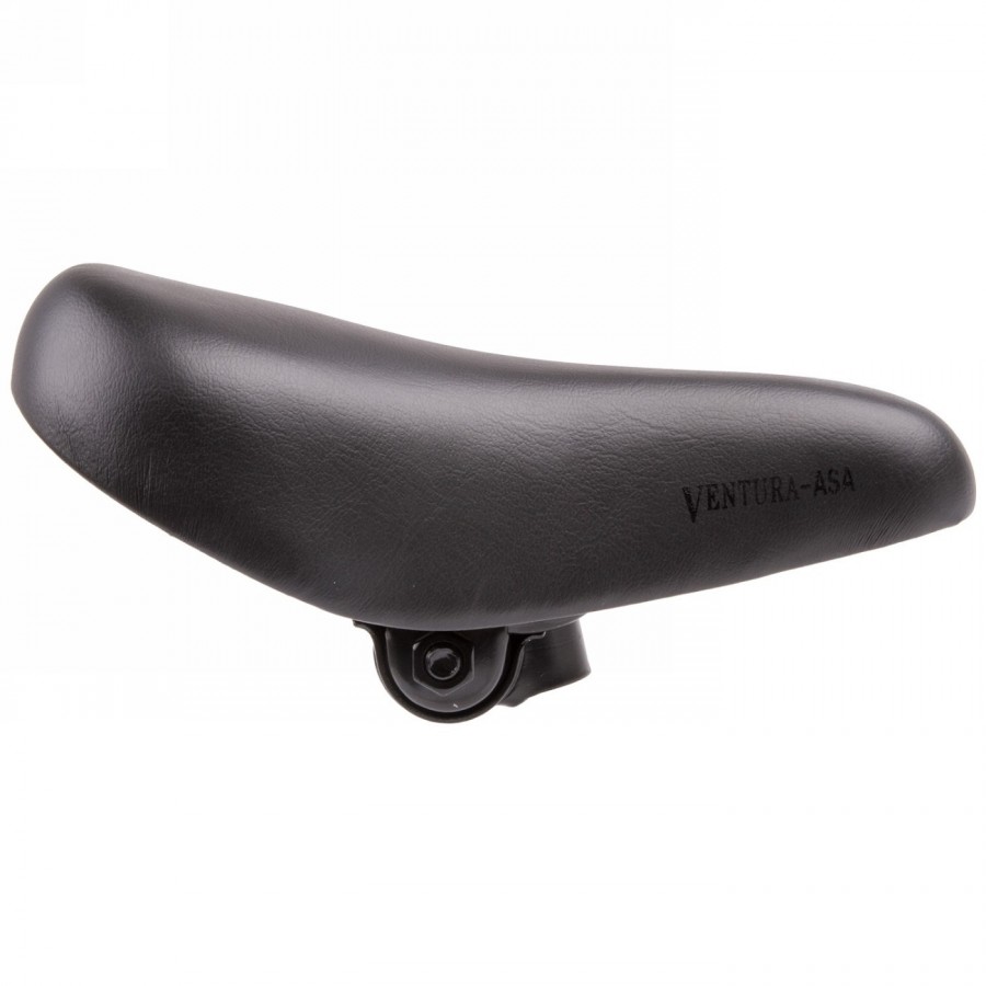 selle enfant, ventura, pour 12' et 16', noir, avec pince pour tige de selle en carbone, longueur/largeur : 210 x 138 mm, mv - 3