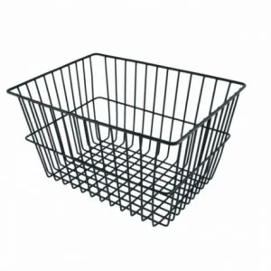 Black large mesh square basket - 1