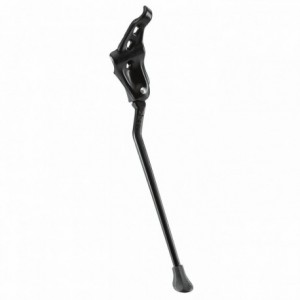 Fixed stand for 26/28 bikes in black aluminum - 1