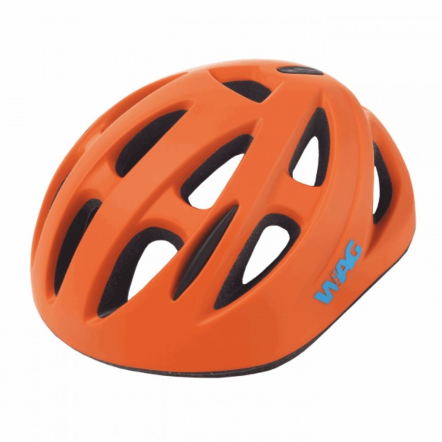 Sky helmet for children s orange color matte finish - 1