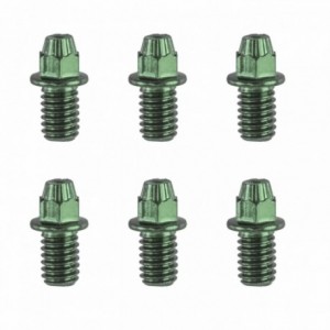 Black magic green pedal pin replacement kit - 32 pieces + 2 caps - 1