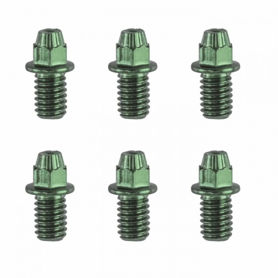 Black magic green pedal pin replacement kit - 32 pieces + 2 caps - 1