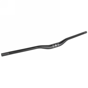 Handlebar, aluminium, butted, anodised black, 780 mm, diameter 35.0 mm, on card - 1