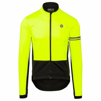 Chaqueta invierno sport hombre amarillo fluo talla l - 1