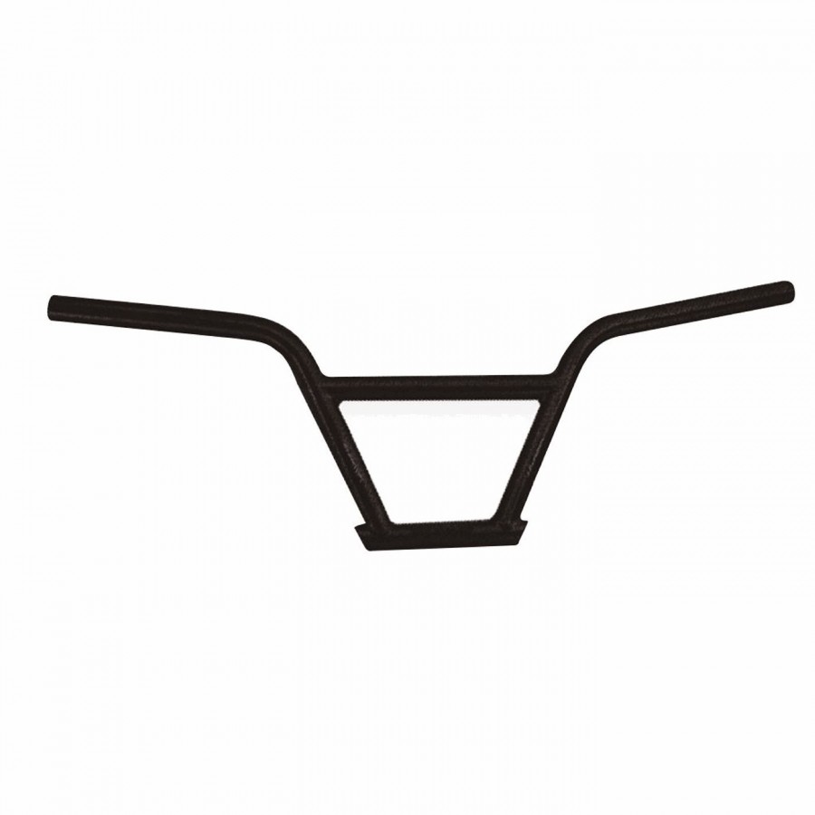 Guidon bmx 22.2mm x 640mm aluminium noir rise: 220mm - 1