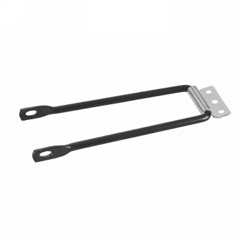 Rack plaque central attack 140mm noir - 1