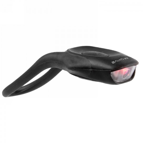 Mini led lamp m-wave 'cobra', red led, 2 functions, with batteries, with screwdriver, blister pack, assorted colours - 1