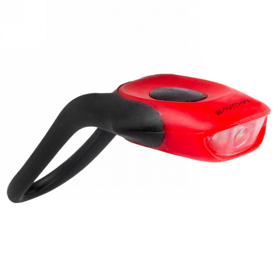 Mini led lamp m-wave 'cobra', red led, 2 functions, with batteries, with screwdriver, blister pack, assorted colours - 4